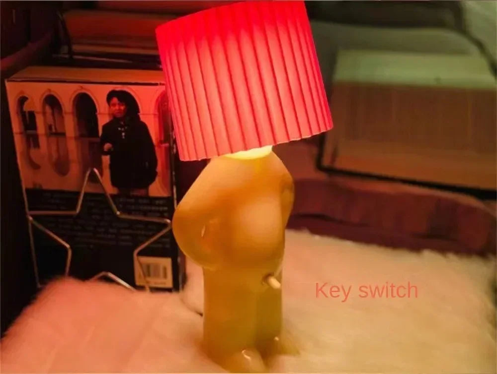 Small Book Lights Little Naughty Boy Night Light Shy Man Lamp