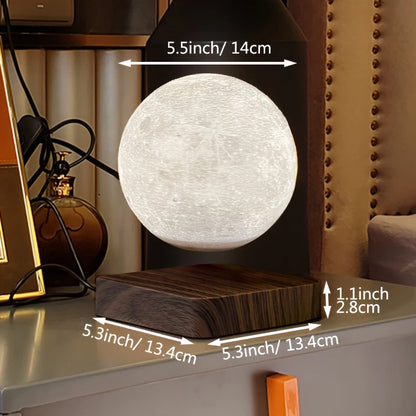 Levitating Moon Magnetic Floating Night Table 3D LED Lamp
