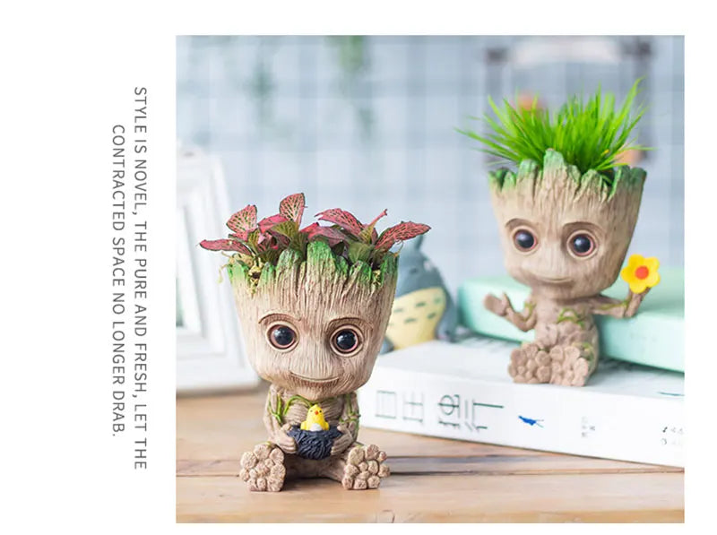 Miniature Model Office Desktop Display Cartoon Groot
