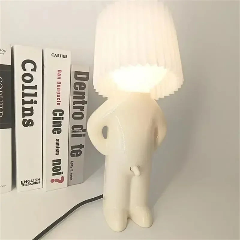 Small Book Lights Little Naughty Boy Night Light Shy Man Lamp