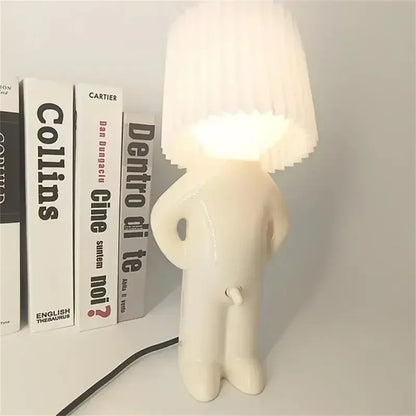 Small Book Lights Little Naughty Boy Night Light Shy Man Lamp