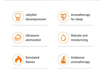 Flame Volcano Humidifier Aroma Diffuser Ultrasonic Mist