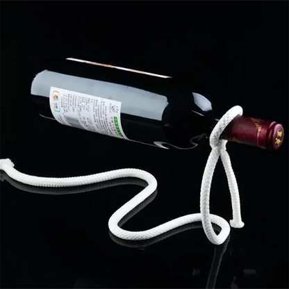 Kitchen Magical Suspension Iron Chain Wine Racks One Bottle Wine Display Racks Stand Holder Dining Room Cellar Bar Decoration